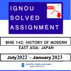 IGNOU BHIE-142 SOLVED ASSIGNMENT 2022-23